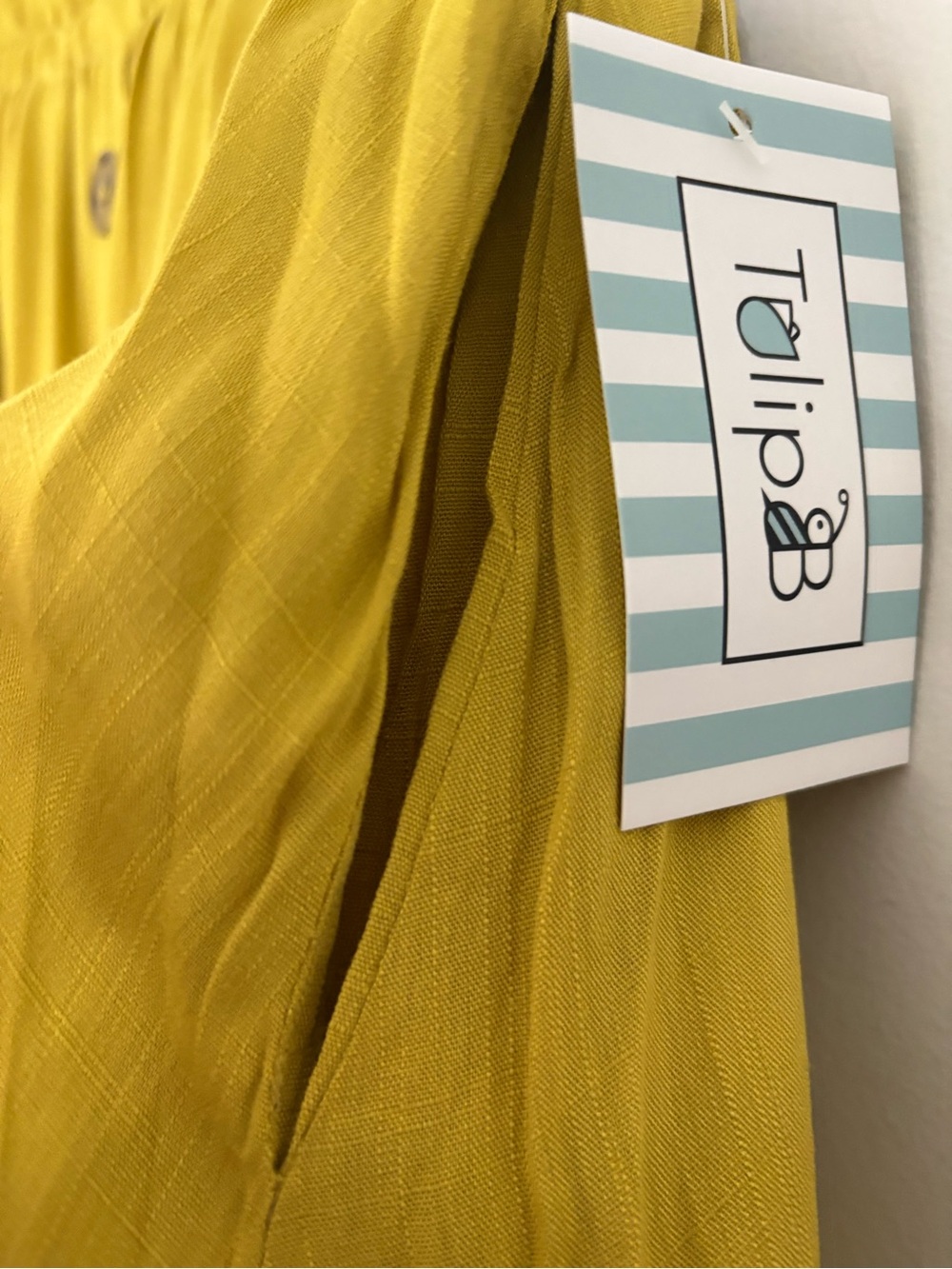 Tulip B Button-Front Midi Skirt with Ruffled Waistband - Picture 4 of 8